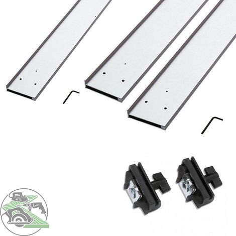 Mafell Führungsschiene 3 m + FS-Verlängerung + Adapterpaar Parallelanschlag (1/3)