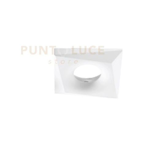 FARETTO VALLEY GU10 QUADRATO CUT OUT L.9,8CM BIANCO IP20