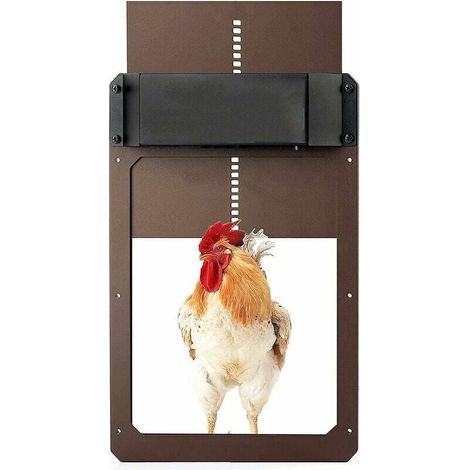 [NEVER USED] Automatic Chicken Coop Door Kit, Battery Powered Automatic Chicken Coop Door with Timer and Light Sensor, Chicken Coop Accessories