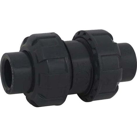 Valvola di ritegno a sfera da 32 mm per piscine, valvola di non ritorno in PVC (diametro interno 32 mm) (1/3)