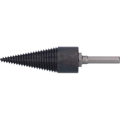 Foret fendeur de bois à queue hexagonale en acier rapide de 32 mm pour outil de perforation des cônes à bois de chauffage