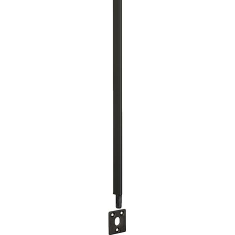 Jeu de tringles pour crémone pompier 740 741 742 noir VACHETTE 12896000