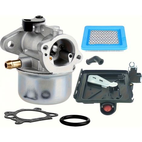 Carburateur 799868 (compatible avec Briggs & Stratton 498170, 799872, 694202, 497586, 498254), accessoires pour tondeuses à gazon (1/5)