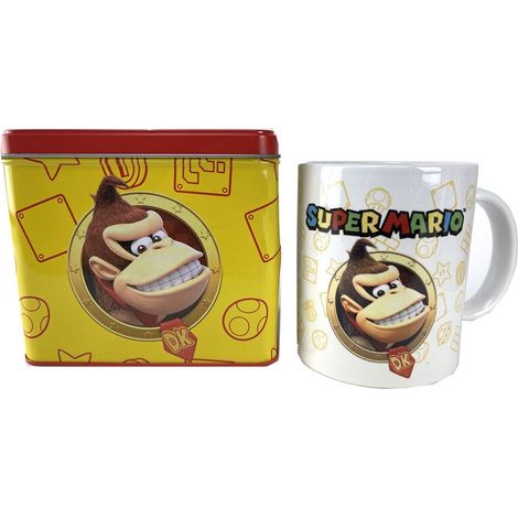 Nintendo Super Mario Bros Donkey Kong Tasse Geld Box Set