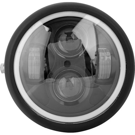 Phare LED universel rétro haute luminosité pour moto, phare rond pour moto (1/5)