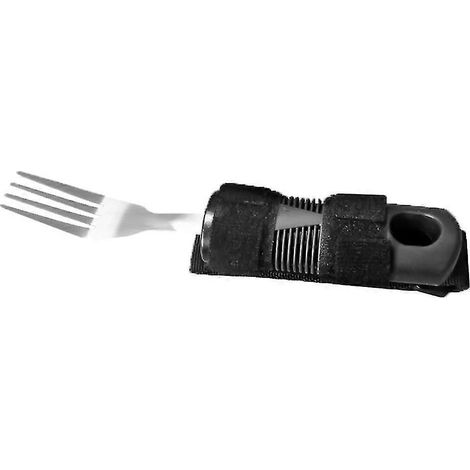 Hilfsmittel aus Edelstahl für Menschen mit Behinderungen, z. B. bei Halbseitenlähmung, schwacher Handkraft, Handkrämpfen und Esshilfen-Fork (1/5)