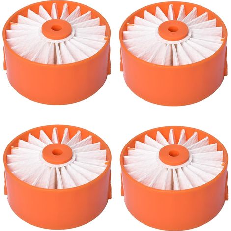 Paquete de 4 filtros de repuesto BSV para aspiradoras inalámbricas Black and Decker Powerseries Extreme BSVF1, BSV2020, BSV2020G y BSV2020P, número de pieza de repuesto n858184. (1/5)