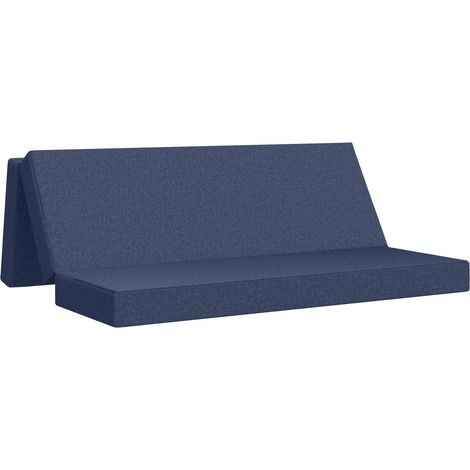 Klappsofa Bett 200 x 67 x 45 cm Blau vidaXL