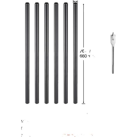 Treppenbaluster, Aluminiumkonstruktion, 51er Pack, 26in (1/2)