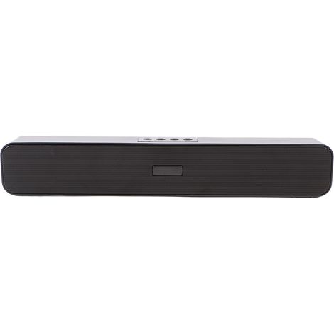 Barra de sonido inalámbrica Bluetooth JSSEVN, altavoz inalámbrico con cable, altavoz envolvente 4D HiFi de 360° con reducción de ruido para teléfonos móviles. (1/5)