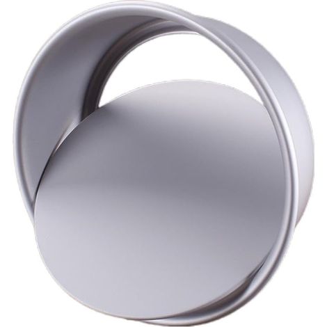 Moule à gâteau rond anti-adhésif en aluminium profond de 10,2 à 30,5 cm avec fond amovible pour gâteau de mariage/anniversaire/Noël avec base amovible (1/5)