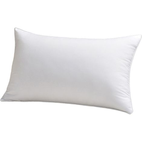 Oreiller - 46 x 71 cm ±2 cm - Fibre Polyester - Pour Lit Simple ou Lit Double - 1 Pièce (1/5)