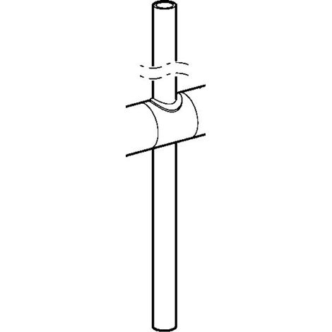 HANSA Braccio doccia senza soffione HANSA Cromo, 59913814
