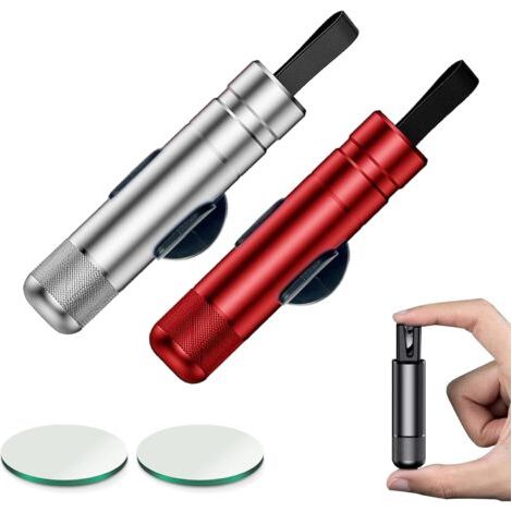 Marteau d'urgence pour voiture Safe Pro X, marteau de vitre automatique pour utilisation terrestre et sous-marine (lot de 2 - D)-AquaForge (1/5)