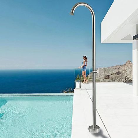 Multifunctional Garden Floor Shower Outdoor Pool Garden Furniture with Rotating Handle (1/5)