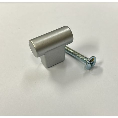 ORECA - POMOLO ZAMA IN ALLUMINIO SATINATO ORIZZONTALE 25X24X12X12MM