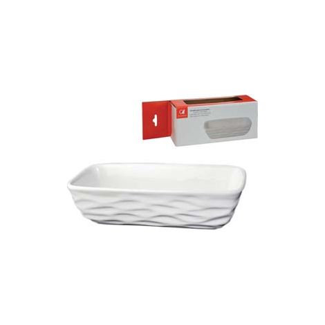 UMIDIFICATORE IN CERAMICA VASCHETTA RIGATA BIANCA- - cm.10x6x24h. - 12 pezzi IL COCCIO
