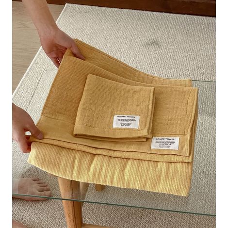 Serviettes en coton de haute qualité et très absorbantes. (1/5)