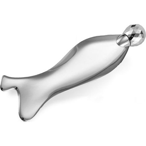 Rouleau Gua Sha 3D en forme de poisson, outil de massage ergonomique portable, planche de raclage pour voyage, grande taille, accessoire de bien-être corporel (1/5)