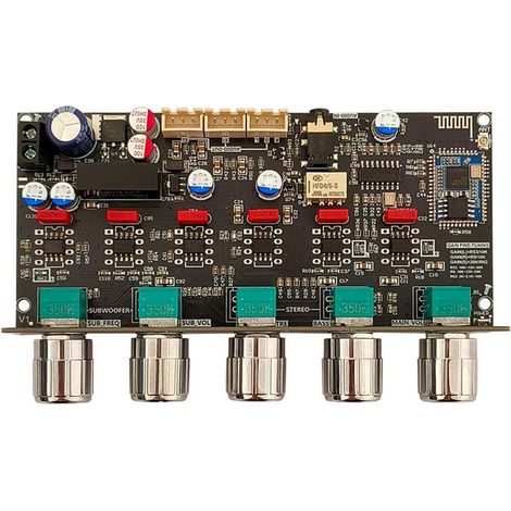 Carte de Tonalité Préamplificateur - 2.1 Canaux Subwoofer Décodage Bluetooth QCC3034 + ES9023 (1/5)