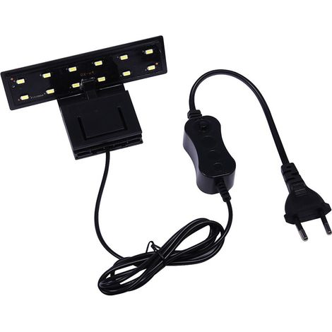Aquarium Lighting X3 Aquarium LED Aquarium Light LED Aquarium LED Lighting 220V 6W Nano Aquarium Lighting pour plantes et poissons aquatiques (1/5)