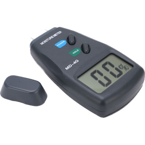 Humidimètre numérique MD-4G LCD pour bois, en ABS, avec fonction de verrouillage de la lecture haute précision pour l'industrie. (1/5)