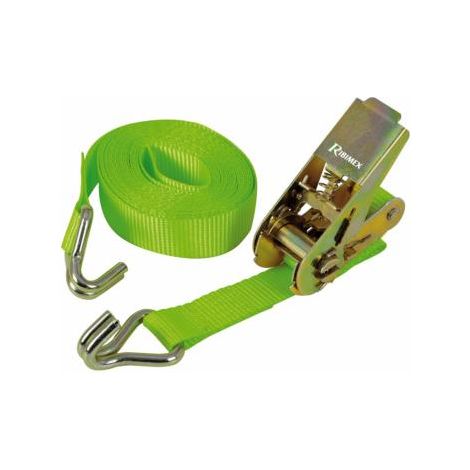 Sangle arrimage à cliquet crochets 38mmx6m 1000/2000kgs (1/2)