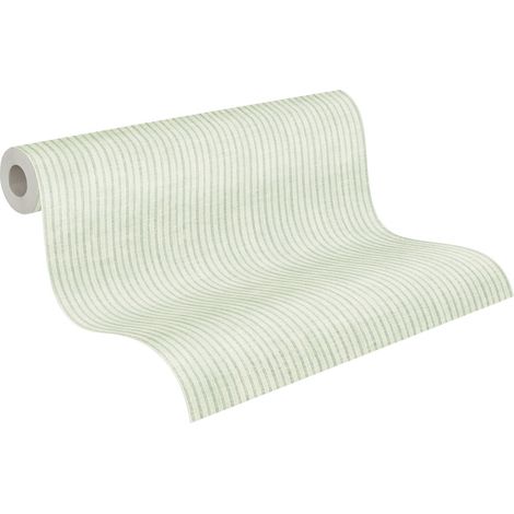 A.S. Creation Maison Charme 390765 Vliestapete Streifentapete 10.05 x 0.53 m Creme Wohnzimmer Schlafzimmer Flur Küche Esszimmer Badezimmer Bad Arbeitszimmer Büro Diele (1/5)