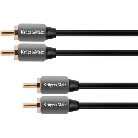 Câble RCA Kruger&Matz - Câble audio professionnel (1/2)