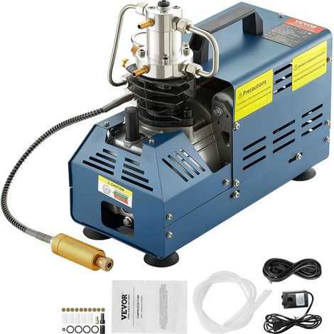 Compresseur haute pression 4500 PSI 30 MPa, 1800 W 220 V, arrêt manuel, carabine à plomb, paintball, PCP, usage polyvalent (1/5)