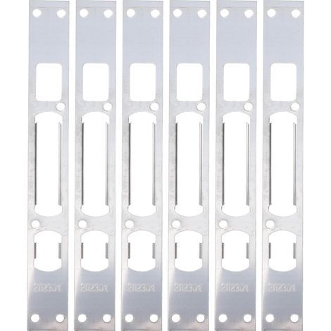 Pieces Security Reinforcement Plate for Wooden Doors Metal (1/5)