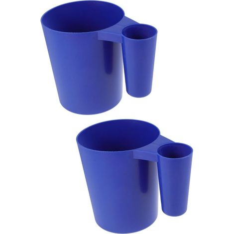2stücke Poolreinigung Werkzeug Plastikscoop Mit Griff Für