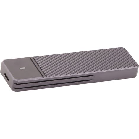 Boîtier SSD M.2 NVMe, transmission 10 Gbit/s, USB 3.2 Gen2, mise en veille automatique, boîtier SSD SATA pour 2230, 2242, 2260 et 2280 (disque dur non inclus). (1/5)