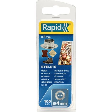 RAPID - Œillets pour textile Ø4mm - Blister de 100 - (5000409) (1/10)