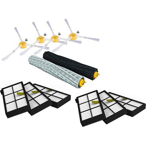 Rullo filtro spazzola laterale per Irobot Roomba serie 800 900 860 865 870 (1/5)