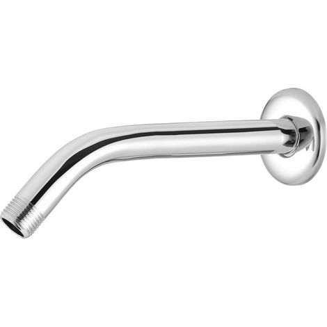 Duscharm Verlängerung 25cm Edelstahl Wandmontage für Regendusche Chrom (1/5)