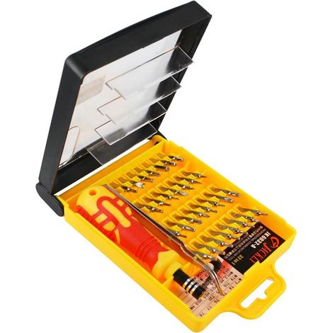Kit de tournevis de précision multifonction 32 en 1 pour réparation d'iPhone/smartphone/montre avec étui (1/3)