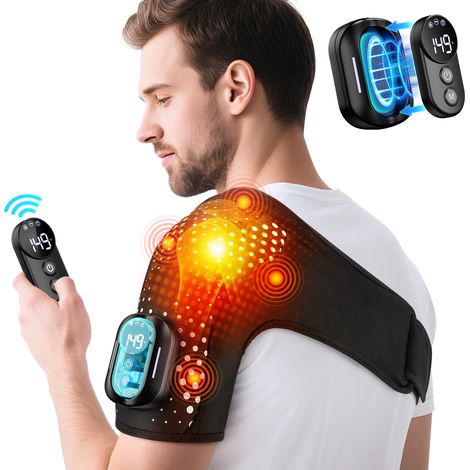 Appareil massage oculaire chauffant microcourant, induction lumière rouge cernes rides, dispositif soin yeux massage chauffanL051 (1/5)