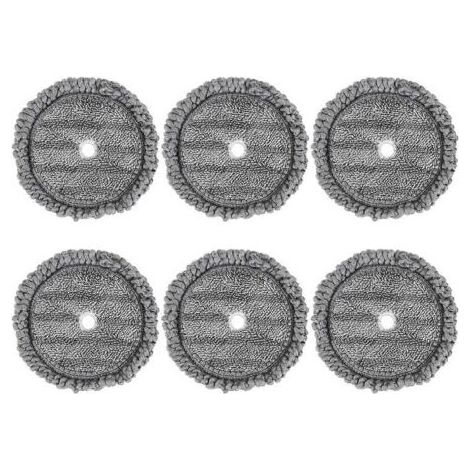 Lot de 6 lingettes de rechange pour balai vapeur LG A9, robot aspirateur laveur de sols. (1/5)