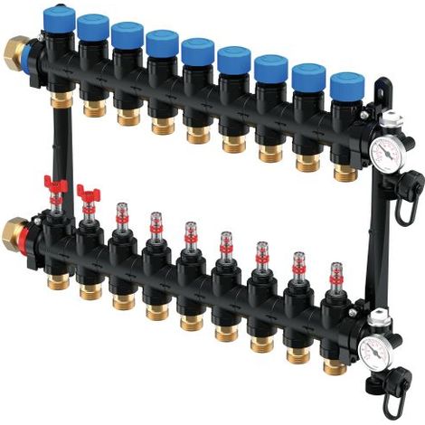Vario M Verteiler mit Durchflußmesser FM 9X G3/4 Euro