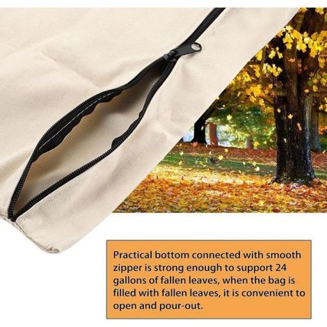 Sac Pour Aspirateur Souffleur De Feuilles - 90 L - Universel Compatible Avec La Plupart Des Modèles - Avec Bandoulière Réglable - 1 Pièce (1/4)