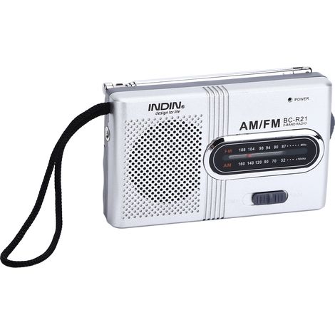Radio de poche portable, mini-radio AM/FM, radio compacte à piles, fonctionne sur piles (1/5)
