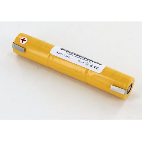 Batterie 3.6V 1.8Ah 3 VRECs 1800 Baton