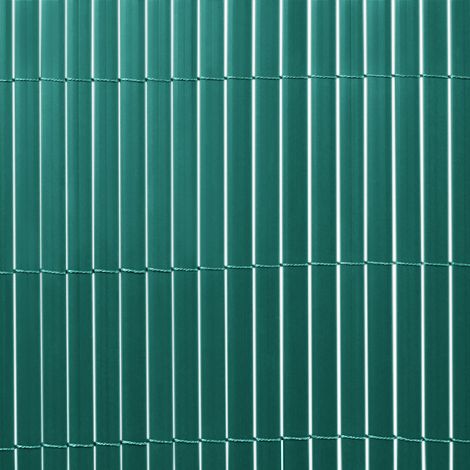 AUFUN Brise-vue en PVC - 90 x 1000 cm - Vert - Protection contre le vent - Pour jardin, balcon et terrasse (90 x 1000 cm, vert) (1/5)