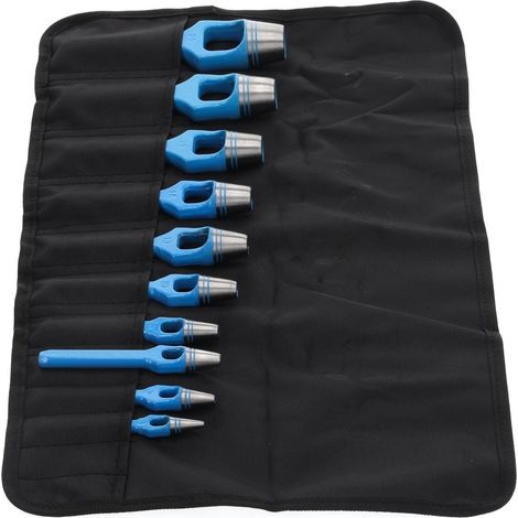 570303 Set punzone ad anello, 10 pezzi 3-25 mm (1/4)