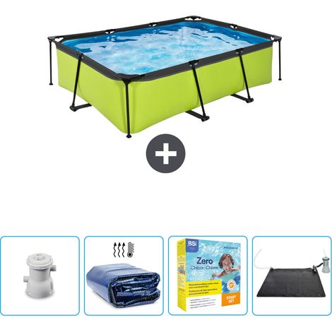 Exit Pool Rechteckig - 220x150x65 cm - 5-teilig SCB69 (1/4)