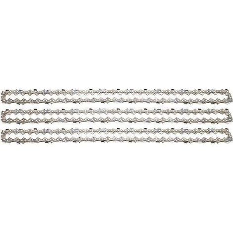3 tallox Chaînes de tronçonneuses .325" 1,6 mm 68 maillons longueur de guide-chaîne 45 cm compatible avec Stihl Husqvarna Dolmar Makita et autres (1/5)