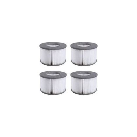 Filtre Spa Lite pour mspa,Filtre pour mspa Lite, pour MSPA Whirlpoal Filter - Cartouches filtrantes pour sous - Bateaux et Spa Chauds - Modèle à partir de 2020 (4 pièces.) (1/4)