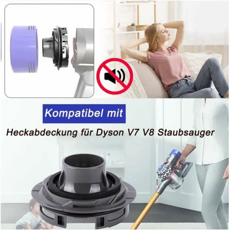 Couvercle de moteur arrière pour aspirateur Dyson V7 V8, accessoires de remplacement pour Dyson V7 V8