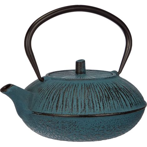 Lacor 68661 1L10 - Teiera in ghisa, colore: blu (1/5)